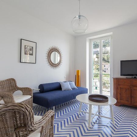 San Giovanni Apt, Seaview Terrace, 2 Aircondo Bdr, Easy From Train Or Private Parking Riomaggiore Eksteriør bilde