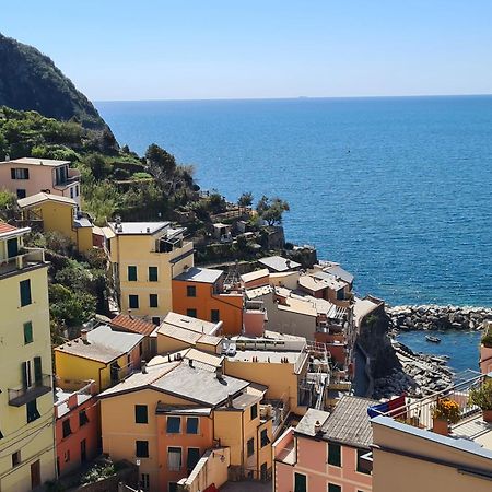 San Giovanni Apt, Seaview Terrace, 2 Aircondo Bdr, Easy From Train Or Private Parking Riomaggiore Eksteriør bilde