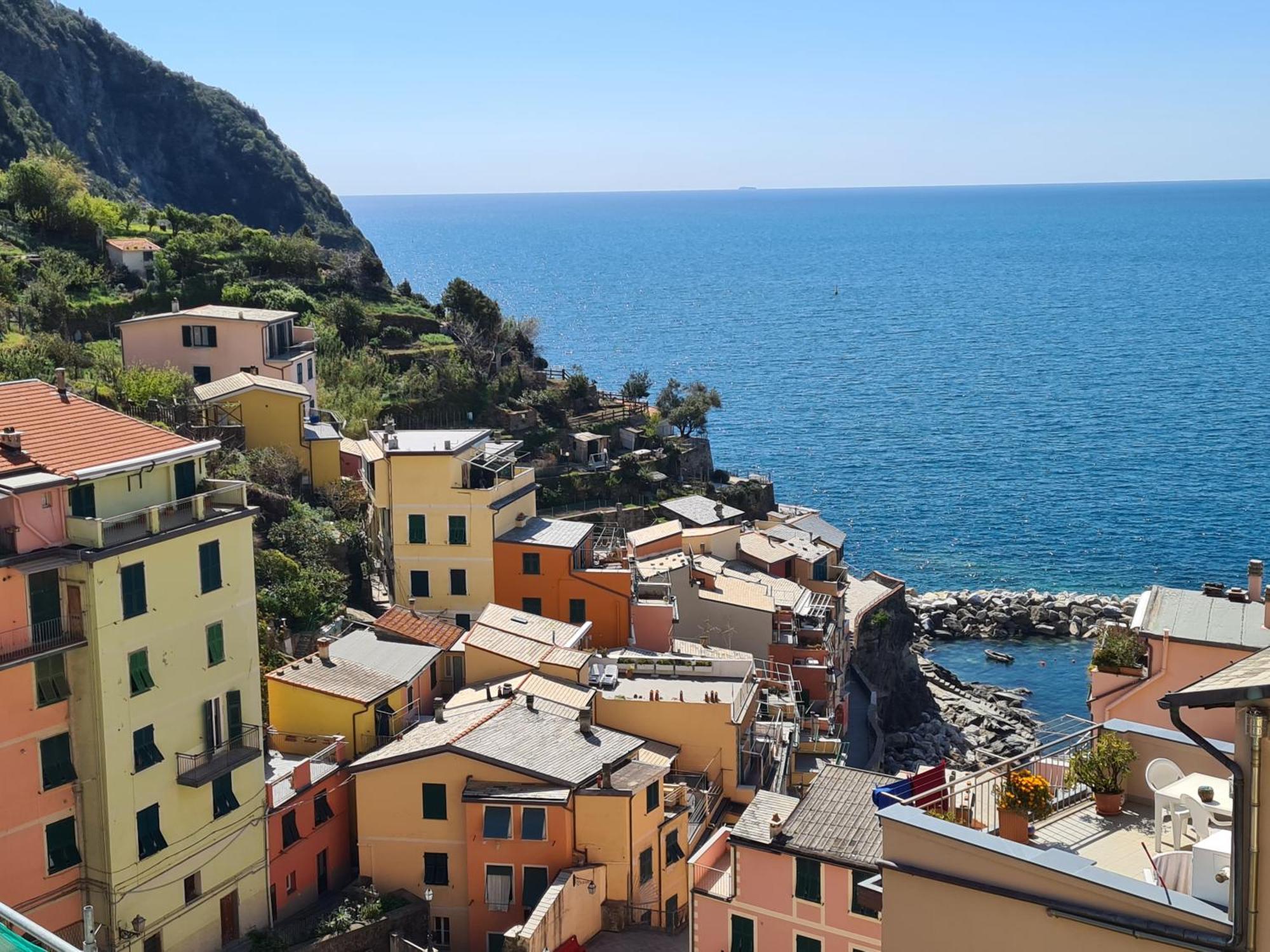 San Giovanni Apt, Seaview Terrace, 2 Aircondo Bdr, Easy From Train Or Private Parking Riomaggiore Eksteriør bilde