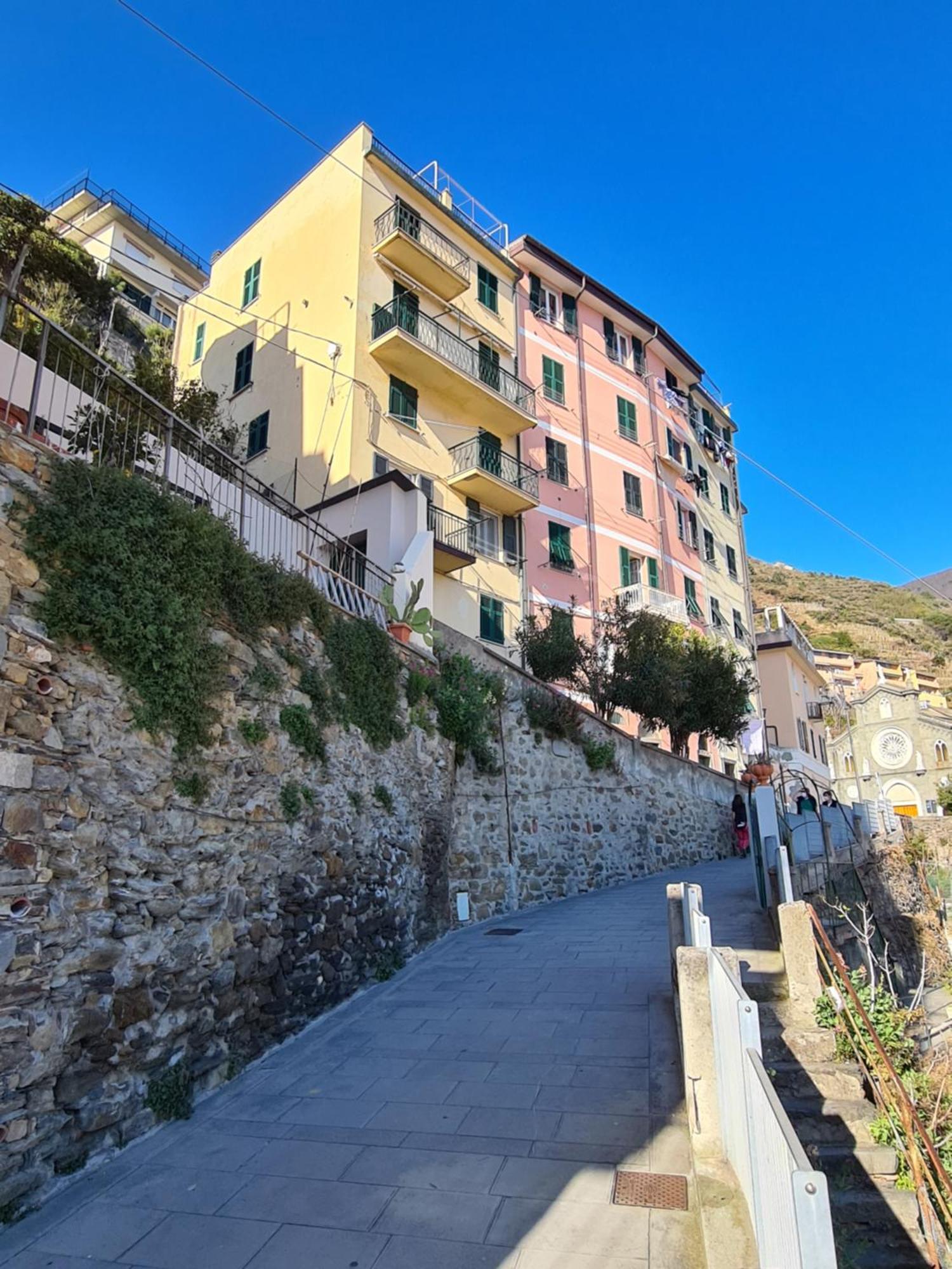 San Giovanni Apt, Seaview Terrace, 2 Aircondo Bdr, Easy From Train Or Private Parking Riomaggiore Eksteriør bilde